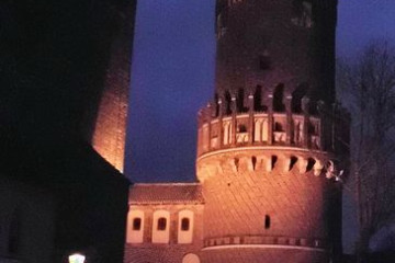 02 Tangermuende_Neustaedter Tor am Abend